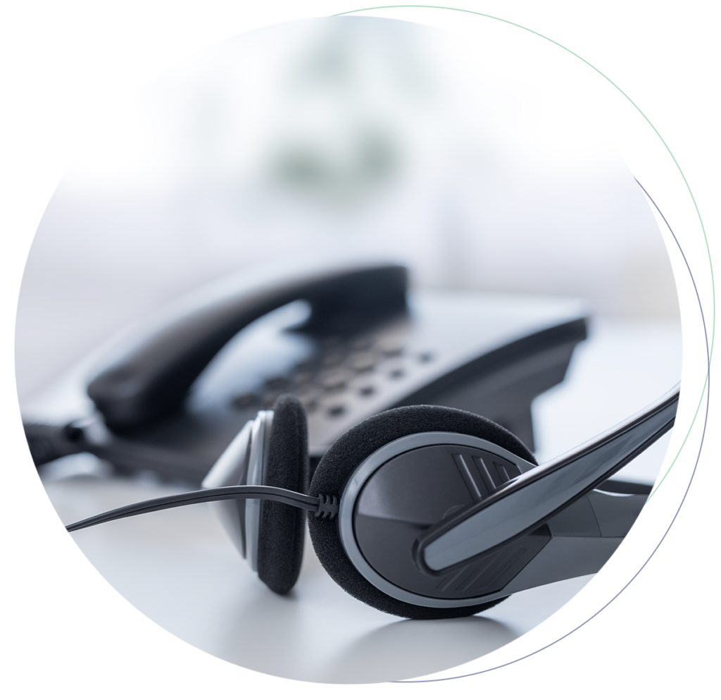 VoIP Solution for Schools with headset and telephone