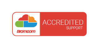 Bromcom accredited support logo