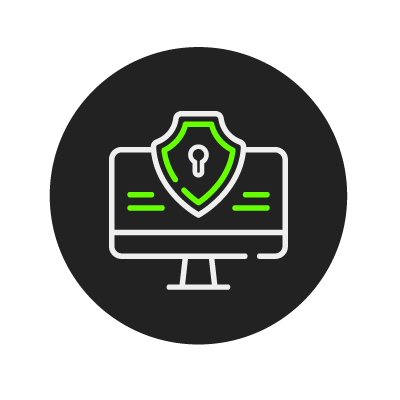 An icon to represent multi-factor authentication on a computer