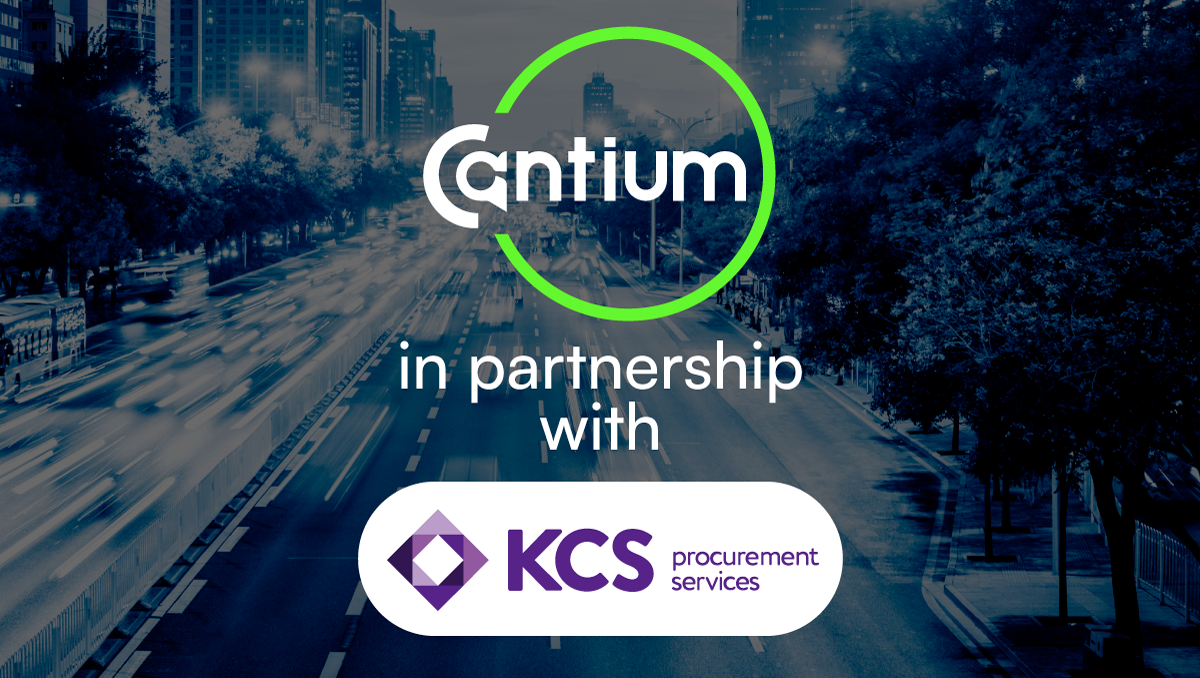 Logos of Cantium and KCS procurement services to show partnership