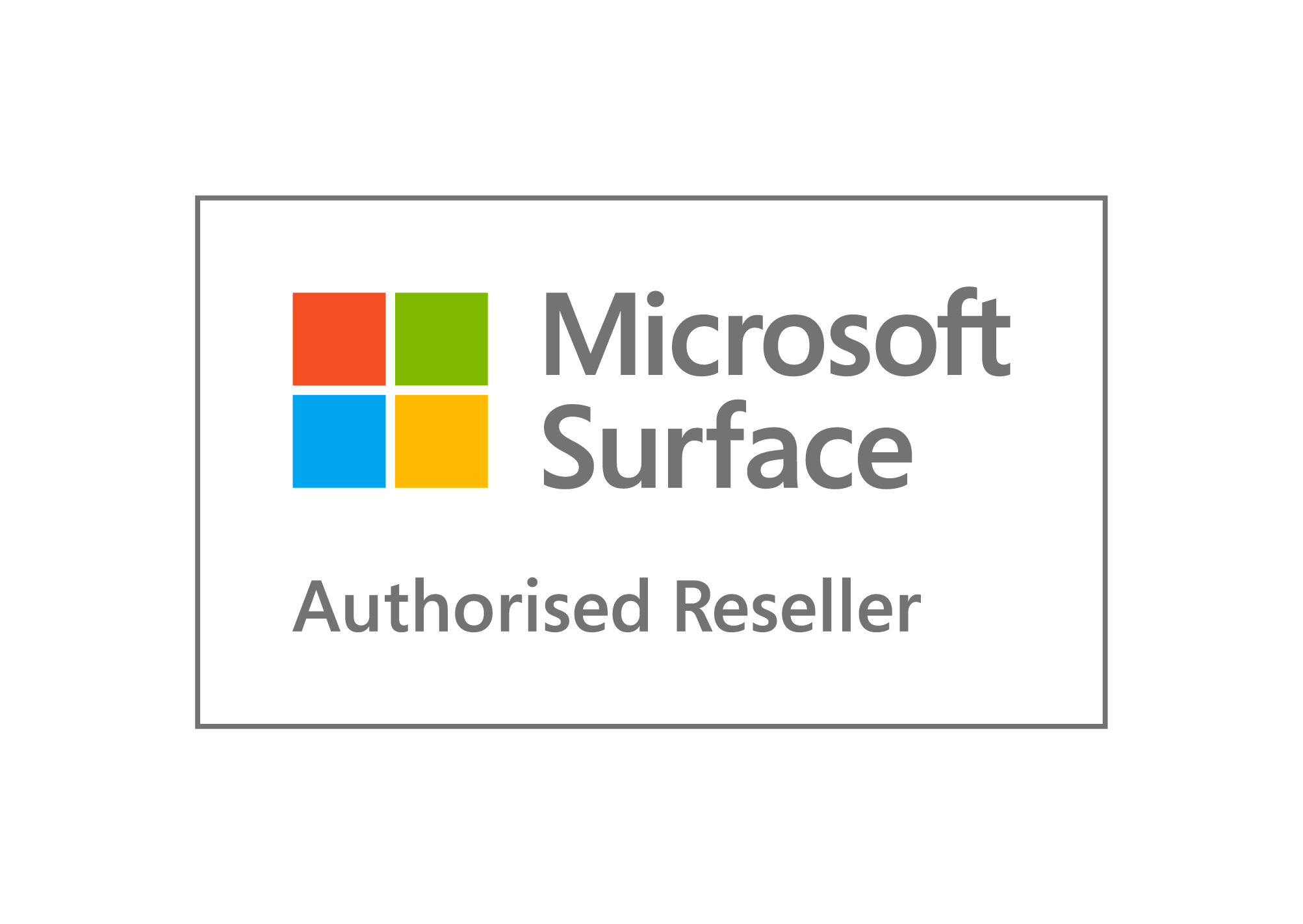 Microsoft Surface Authorised Reseller Badge